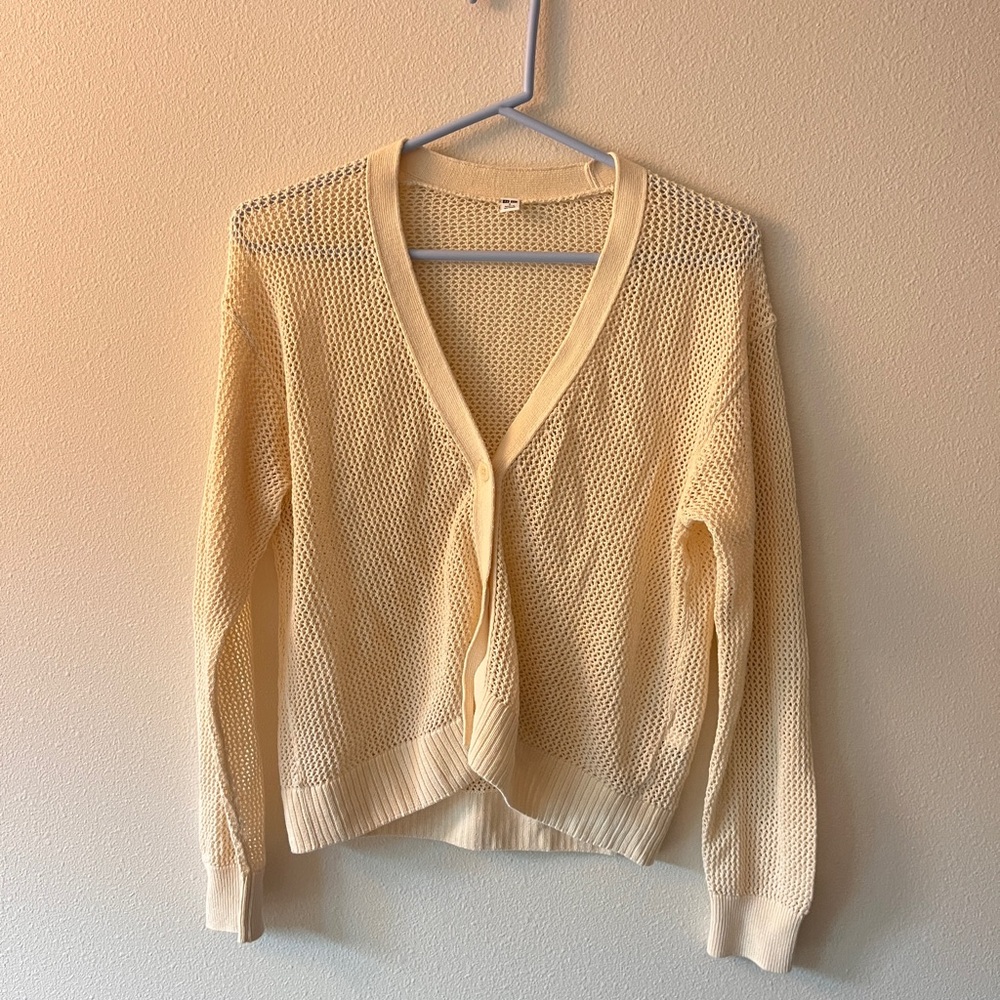 Uniqlo Open Knit Cardigan